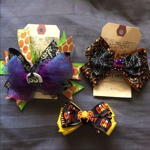 Halloween clips barrettes